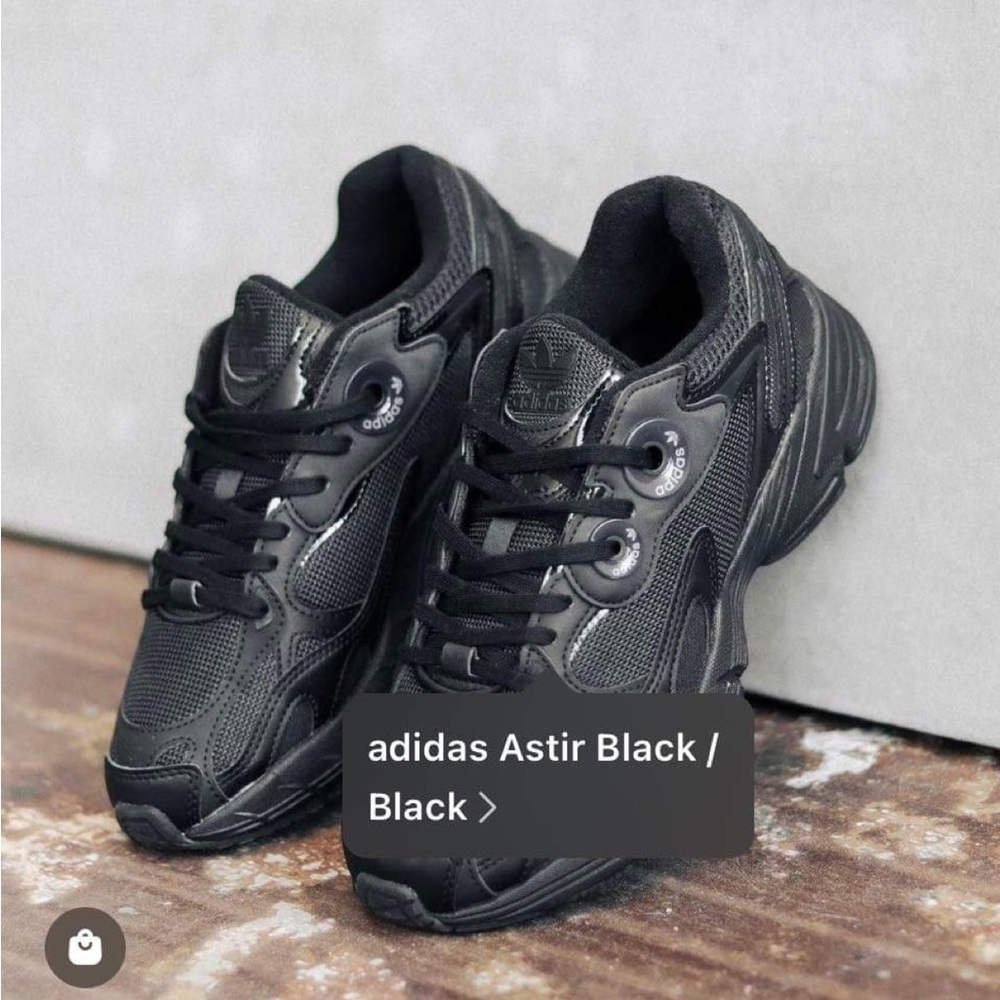 W adidas ASTIR BLACK GW4341 size 5.5-8.5-9